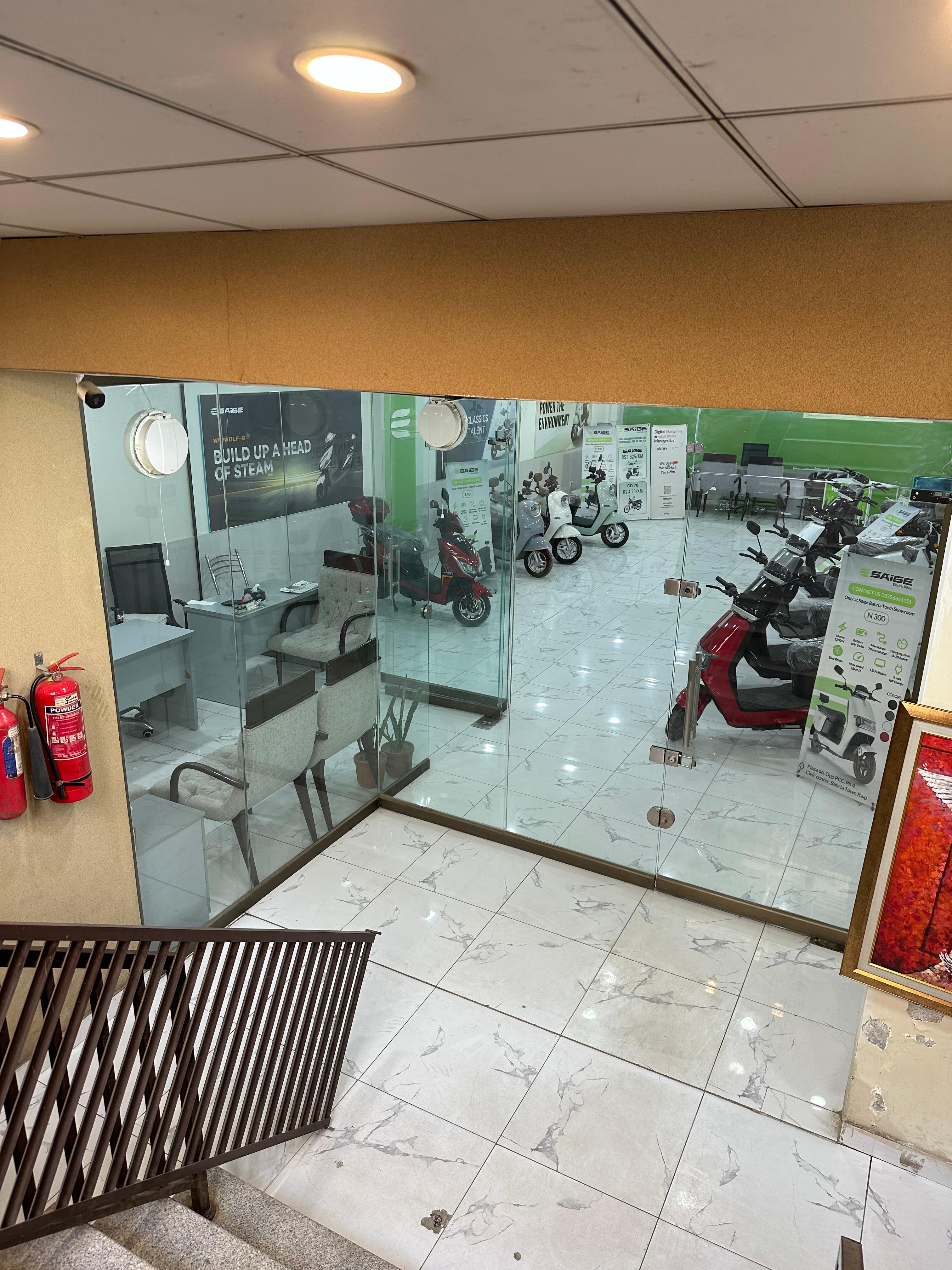 Service center at SAIGE electric bike showroom